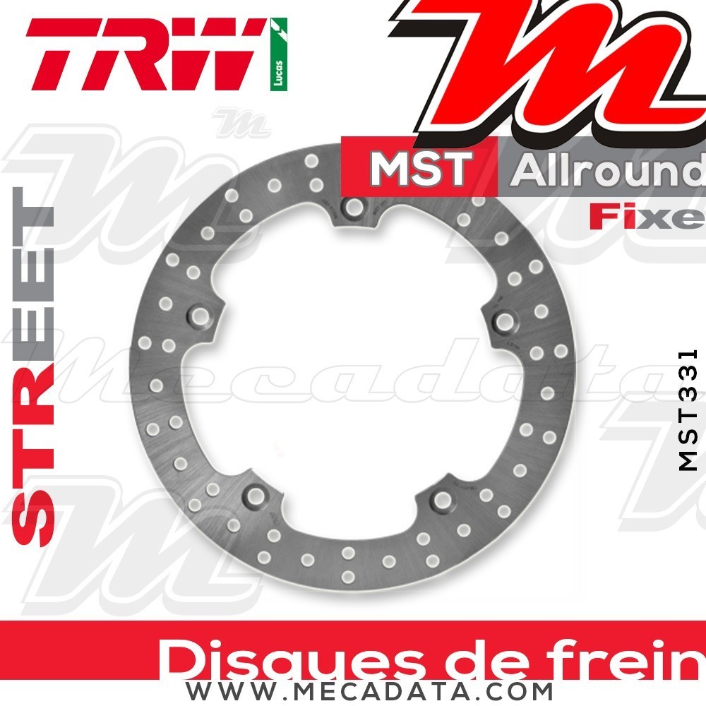 Disque de frein Arrière ~ BMW R 850 R (R21) 2000-2002 ~ TRW Lucas MST 331