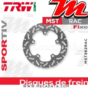 Disque de frein Arrière ~ Yamaha YZF 1000 R1, R1M (RN49) 2017+ ~ TRW Lucas MST 362 RAC