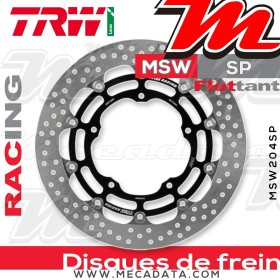 Disque de frein Avant ~ Yamaha YZF 1000 R1, R1M (RN32) 2015-2016 ~ TRW Lucas MSW 204 SP