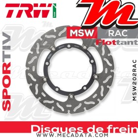 Disque de frein Avant ~ Yamaha XSR 700 (RM11/RM12) 2015+ ~ TRW Lucas MSW 202 RAC