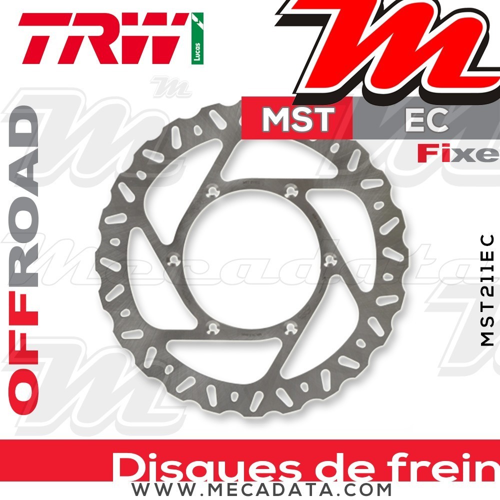 Disque de frein Avant ~ Yamaha YZ 450 F 2016-2017 ~ TRW Lucas MST 211 EC