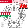 Disque de frein Avant ~ Yamaha YZF 1000 R1 (RN22) 2009-2011 ~ TRW Lucas MSW 242 SP