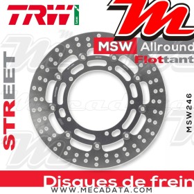 Disque de frein Avant ~ Yamaha YZF 600 R6 (RJ05) 2003-2004 ~ TRW Lucas MSW 246