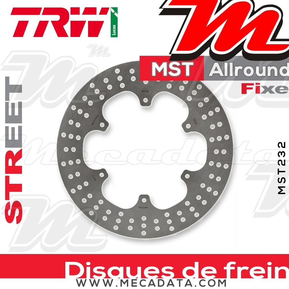Disque de frein Avant ~ Yamaha XT 600 H, N (2KF/2NF) 1987-1990 ~ TRW Lucas MST 232