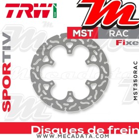 Disque de frein Arrière ~ Yamaha YZ 250 F (CG) 2002-2015 ~ TRW Lucas MST 350 RAC
