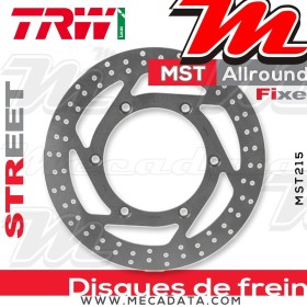 Disque de frein Avant ~ Triumph 865 Scrambler (986MG) 2006+ ~ TRW Lucas MST 215