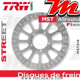 Disque de frein Avant ~ Triumph 865 Bonneville, SE (986MF) 2009+ ~ TRW Lucas MST 216
