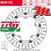 Disque de frein Avant ~ Triumph 1050 Speed Triple R (515NV) 2012+ ~ TRW Lucas MSW 276