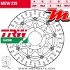 Disque de frein Avant ~ Triumph 955 Speed Triple (595N) 2002-2004 ~ TRW Lucas MSW 279
