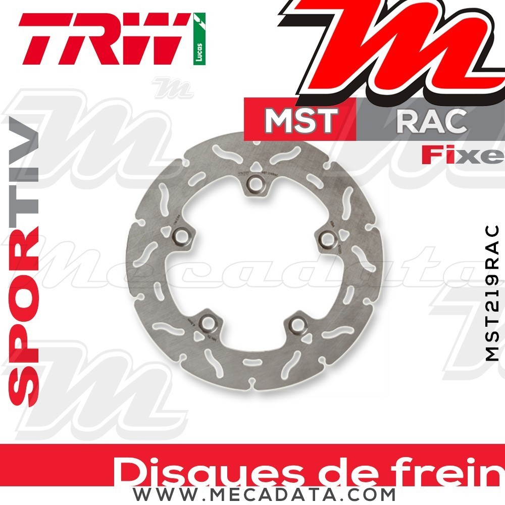 Disque de frein Arrière ~ Suzuki GSXR 1000 ABS (WDM0) 2017+ ~ TRW Lucas MST 219 RAC