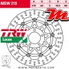 Disque de frein Avant ~ Suzuki GSF 1200 Bandit, S Bandit (WVA9) 2001-2005 ~ TRW Lucas MSW 219