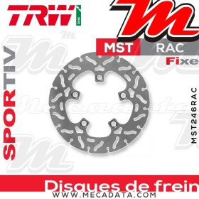 Disque de frein Arrière ~ Suzuki SV 1000 , S (WVBX) 2003-2008 ~ TRW Lucas MST 246 RAC