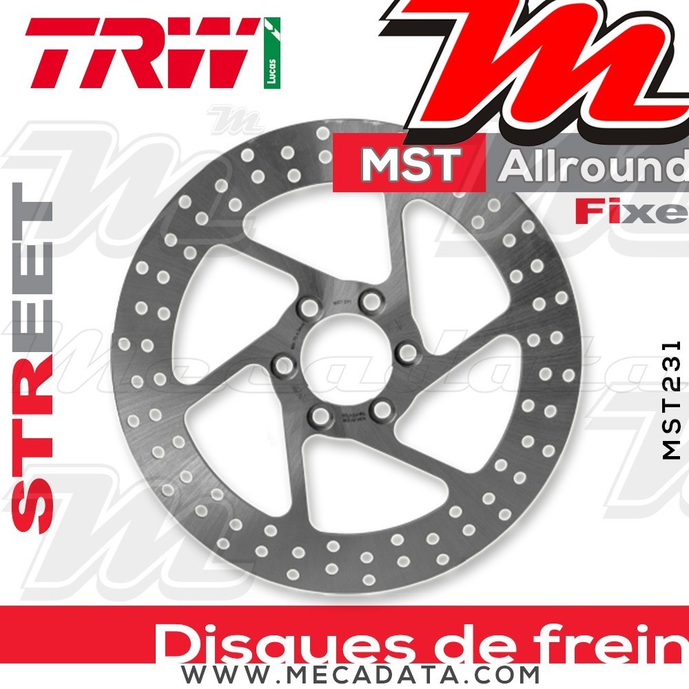 Disque de frein Avant ~ Suzuki VS 800 GL Intruder (VS52B) 1992-2000 ~ TRW Lucas MST 231