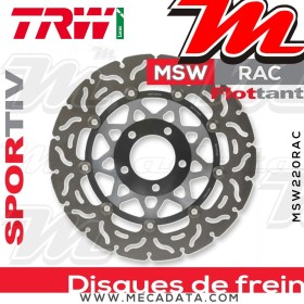 Disque de frein Avant ~ Suzuki SV 650 , S (WVAV) 1999-2002 ~ TRW Lucas MSW 220 RAC