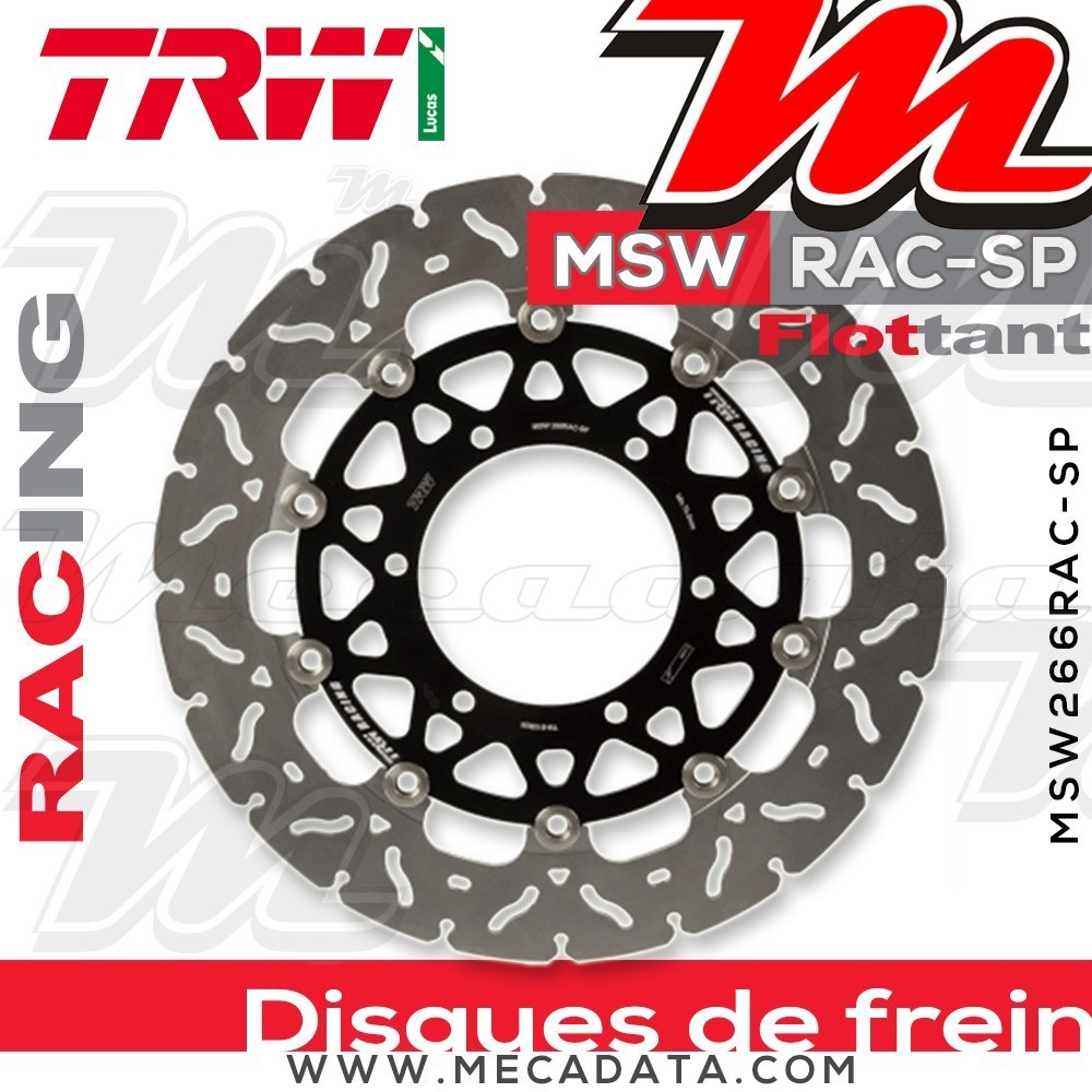 Disque de frein Avant ~ Suzuki GSXR 600 (C3) 2011+ ~ TRW Lucas MSW 266 RAC-SP