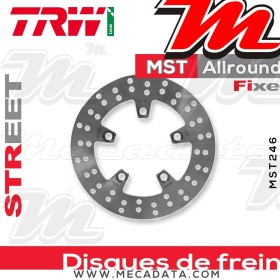 Disque de frein Arrière ~ Suzuki GSXR 600 (WVB2) 2004-2005 ~ TRW Lucas MST 246