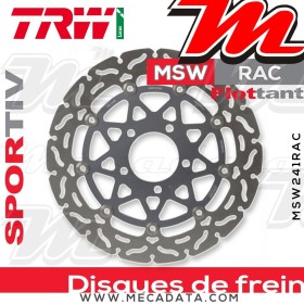Disque de frein Avant ~ Suzuki GSXR 600 (WVB2) 2004-2005 ~ TRW Lucas MSW 241 RAC