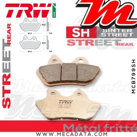 Plaquettes de frein Arrière ~ Harley-Davidson FXST/I 1450 Softail Standard FS2 2006 ~ TRW Lucas MCB 799 SH