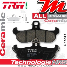 Plaquettes de frein Avant ~ Gilera RC 600 R, Top Rally 1988+ ~ TRW Lucas MCB 579