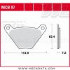 Plaquettes de frein Arrière ~ Harley-Davidson FXWG 1340 Wide Glide 1982 ~ TRW Lucas MCB 97