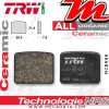 Plaquettes de frein Arrière ~ Gilera 50 DNA C27 2001-2005 (Grimeca) ~ TRW Lucas MCB 596
