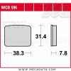 Plaquettes de frein Arrière ~ Gilera 50 DNA C27 2001-2005 (Grimeca) ~ TRW Lucas MCB 596