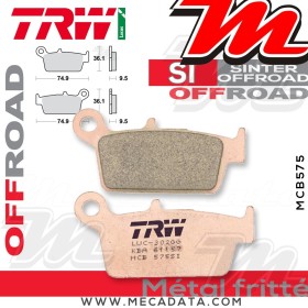 Plaquettes de frein Arrière ~ Gas Gas EC 515 FSR 2008-2009 ~ TRW Lucas MCB 575 SI