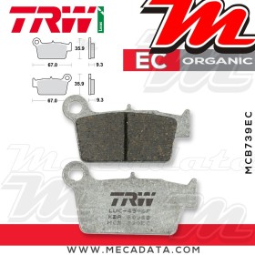 Plaquettes de frein Arrière ~ Gas Gas EC 250 2010+ ~ TRW Lucas MCB 739 EC