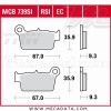 Plaquettes de frein Arrière ~ Gas Gas EC 250 2010+ ~ TRW Lucas MCB 739 RSI