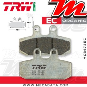 Plaquettes de frein Avant ~ Derbi 250 Rambla i RA 2008-2009 ~ TRW Lucas MCB 673 EC