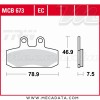 Plaquettes de frein Avant ~ Derbi 250 Rambla i RA 2008-2009 ~ TRW Lucas MCB 673 EC