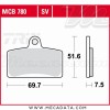 Plaquettes de frein Avant ~ Derbi GPR 125 4T RG 2009+ ~ TRW Lucas MCB 780