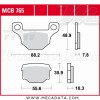 Plaquettes de frein Avant ~ Derbi 50 Atlantis 4T AL 2007-2009 ~ TRW Lucas MCB 765