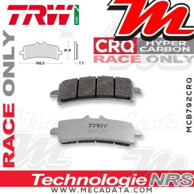 Plaquettes de frein Avant ~ Ducati 1299 Panigale, S, R ABS 2015+ ~ TRW Lucas MCB 792 CRQ