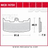 Plaquettes de frein Avant ~ Buell XB-9S 984 Lightning XB1 2003-2008 ~ TRW Lucas MCB 747 SV