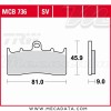 Plaquettes de frein Avant ~ BMW R 1200 CL R2C 2003-2005 ~ TRW Lucas MCB 736