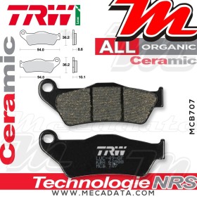 Plaquettes de frein Arrière ~ BMW R 1150 GS Adventure ABS R11R 2004-2005 ~ TRW Lucas MCB 707