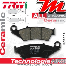 Plaquettes de frein Avant ~ Beta RR 498 2012+ ~ TRW Lucas MCB 669