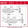 Plaquettes de frein Avant ~ Benelli 350 Zanzero 2012+ ~ TRW Lucas MCB 689
