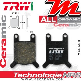 Plaquettes de frein Avant ~ Benelli 254 1983 ~ TRW Lucas MCB 508