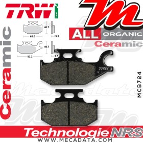 Plaquettes de frein Arrière ~ Benelli 250 Caffe Nero 2008+ ~ TRW Lucas MCB 724