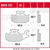 Plaquettes de frein Arrière ~ Benelli 250 Caffe Nero 2008+ ~ TRW Lucas MCB 724