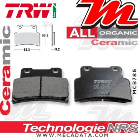 Plaquettes de frein Avant ~ Aprilia SL 750 Shiver GT ABS RA 2009+ ~ TRW Lucas MCB 785