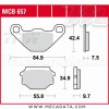 Plaquettes de frein Arrière ~ Aprilia SX 125 RV 2008+ ~ TRW Lucas MCB 657