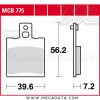 Plaquettes de frein Arrière ~ Aprilia RS 125 Extrema, Replica GS 1992-1994 ~ TRW Lucas MCB 775