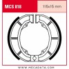 Mâchoires de frein Arrière ~ Aprilia 50 Habana Custom PK 1998-2002 ~ TRW Lucas MCS 818