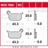 Plaquettes de frein Arrière ~ KTM SX 65 2004-2008 ~ TRW Lucas MCB 750 RSI