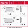 Plaquettes de frein Avant ~ KTM SX 65 2002-2003 ~ TRW Lucas MCB 740 EC