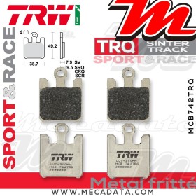 Plaquettes de frein Avant ~ Kawasaki ZX-6R 636 Ninja ZX636C 2005-2006 ~ TRW Lucas MCB 742 TRQ