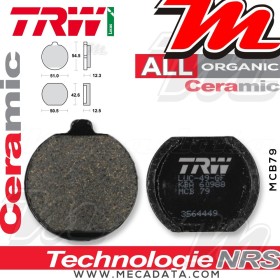 Plaquettes de frein Avant ~ Kawasaki Z 250 A1, A2 KZ250A 1979-1981 ~ TRW Lucas MCB 79